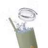 Skinny Tumbler with Straw, 20oz - Tolerant Planet