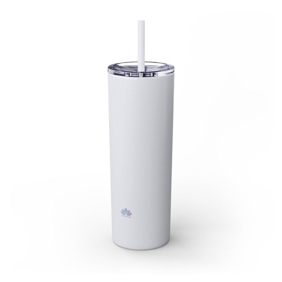 Skinny Tumbler with Straw, 20oz - Tolerant Planet